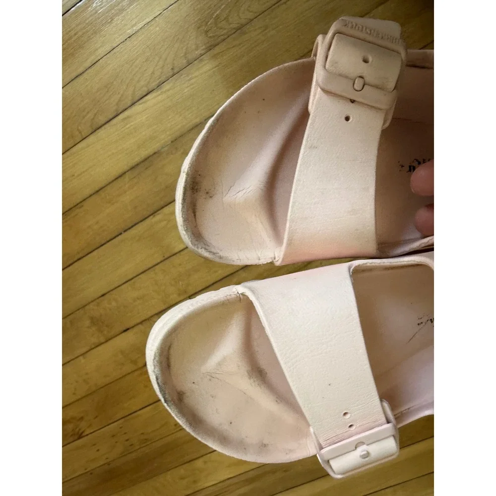 Birkenstock EVA in color light rose double strap lightweight sandals beach